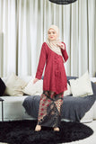 KEBAYA MARIA MAROON (SET)