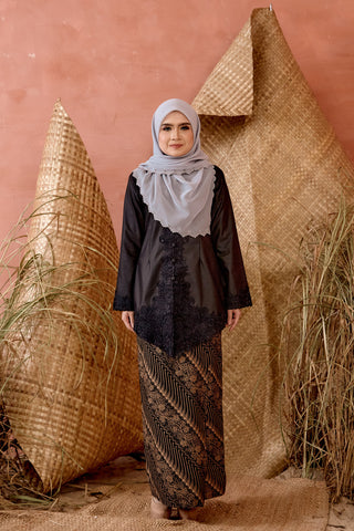 KEBAYA SARA BLACK (SET)