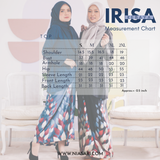 KEBAYA IRISA IN NAVY BLUE