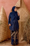 KEBAYA MARIA DARK BLUE (SET)