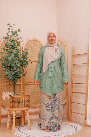 KEBAYA MARIA FERN GREEN (SET)