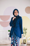 KEBAYA IRISA IN NAVY BLUE