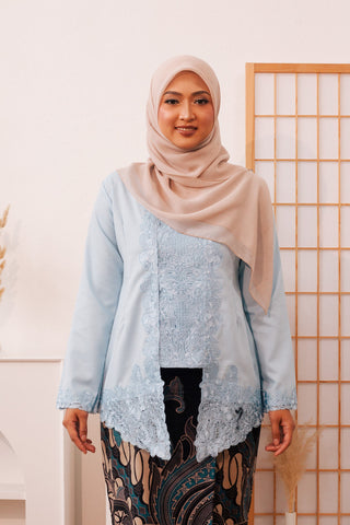 KEBAYA KASEH SOFT BLUE (TOP ONLY)