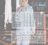 KEBAYA SARA BLACK (SET)