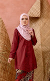 KEBAYA MARIA MAROON (SET)