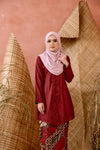 KEBAYA MARIA MAROON (TOP ONLY)