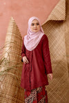 KEBAYA MARIA MAROON (TOP ONLY)