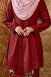 KEBAYA MARIA MAROON (SET)