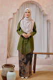 KEBAYA LABUH MELOR DARK OLIVE (SET)