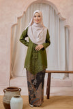 KEBAYA LABUH MELOR DARK OLIVE (SET)