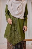 KEBAYA LABUH MELOR DARK OLIVE (SET)
