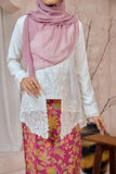 KEBAYA KAYLA OFF WHITE (TOP ONLY)