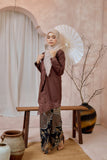 KEBAYA LABUH MELOR DARK BROWN (SET)