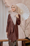 KEBAYA LABUH MELOR DARK BROWN (SET)