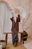 KEBAYA LABUH MELOR DARK BROWN (SET)