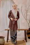 KEBAYA LABUH MELOR DARK BROWN (SET)