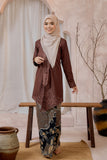 KEBAYA LABUH MELOR DARK BROWN (SET)