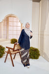KEBAYA SALMA DARK BLUE (SET)