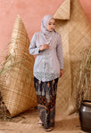 KEBAYA SORAYA SLATE GREY (SET)