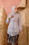 KEBAYA SORAYA SLATE GREY (SET)