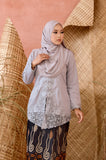 KEBAYA SORAYA SLATE GREY (SET)