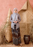 KEBAYA KASEH SLATE GREY (SET)