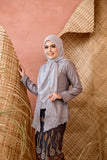 KEBAYA KASEH SLATE GREY (TOP ONLY)