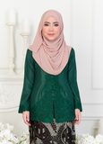KEBAYA SULAM SERI TOP ONLY (EMERALD GREEN)