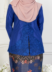 KEBAYA SULAM SERI SET (ROYAL BLUE)