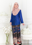 KEBAYA SULAM SERI SET (ROYAL BLUE)