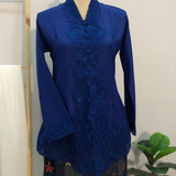 KEBAYA SULAM SERI SET (ROYAL BLUE)