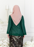 KEBAYA SULAM SERI TOP ONLY (EMERALD GREEN)