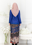 KEBAYA SULAM SERI SET (ROYAL BLUE)