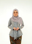 KEBAYA KARTINI GREY (Top Only)