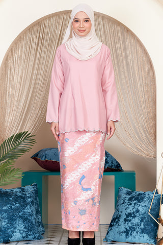 KURUNG KEDAH KARTIKA (SOFT PINK)