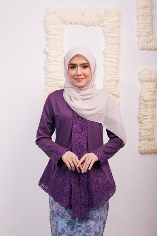 KEBAYA KARTINI PURPLE KUNDANG (Top Only)