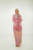 KEBAYA SARIMAH 2.0 DUSTY PINK (SET)